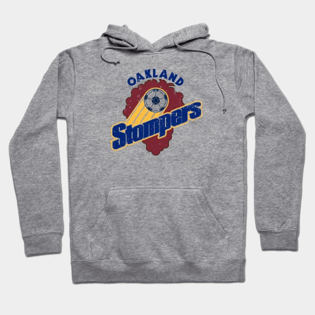 1978 Oakland Stompers Vintage Soccer Hoodie by ryanjaycruz